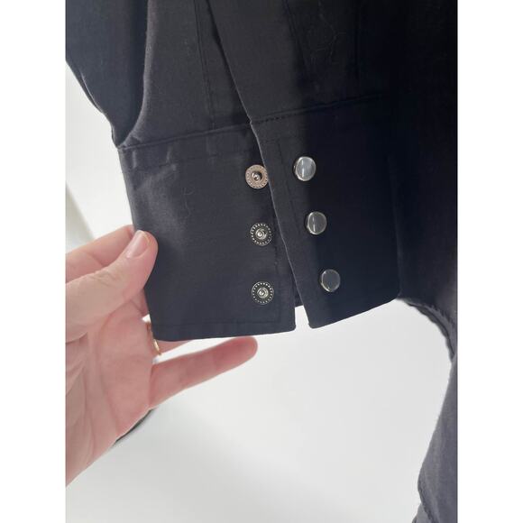 Plains Western Wear Men's Black Long Sleeve Pearl Snap Western Shirt L - Picture 2 of 5